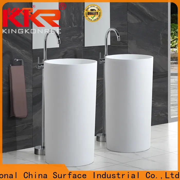 KingKonree thick freestanding vanity basins factory price for home 1