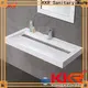 KingKonree long small wall hung sink customized for bathroom 1