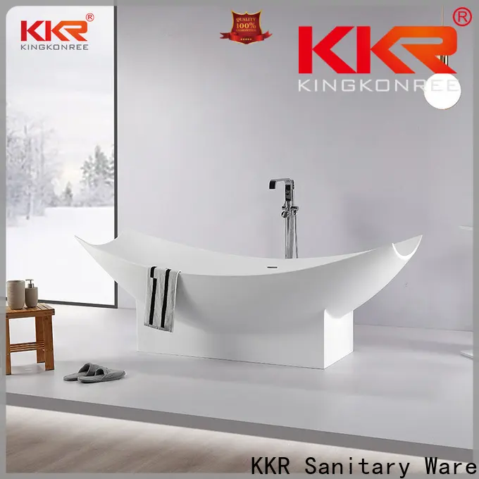 KingKonree unique freestanding bathtubs at discount for shower room 1