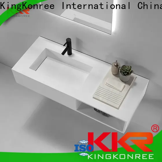 KingKonree small wall mounted washbasin customized for toilet 1