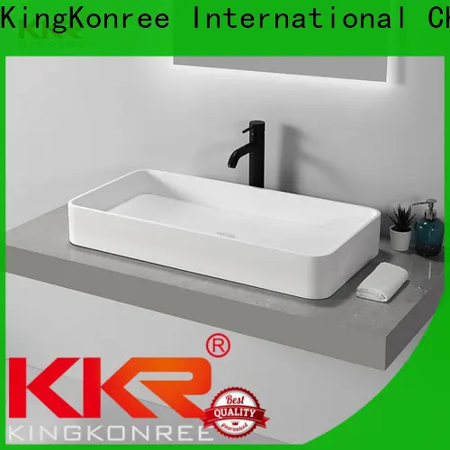 durable rectangle above counter basin manufacturer for hotel 1
