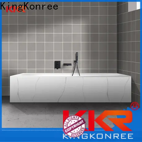 KingKonree marble unique freestanding bathtubs free design for shower room 1