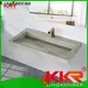 KingKonree rectangle double wall hung sink manufacturer for hotel 1