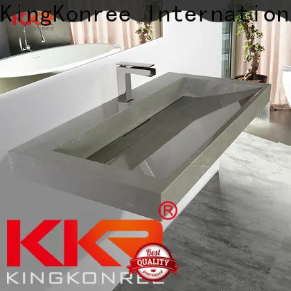 KingKonree vanity wall hung marble sink design for toilet 1