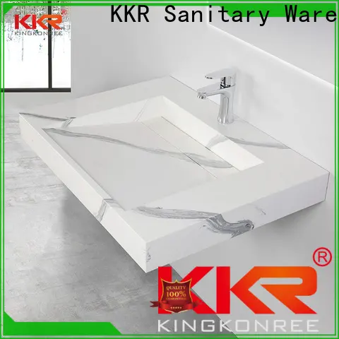 KingKonree narrow wall hung sink design for bathroom 1