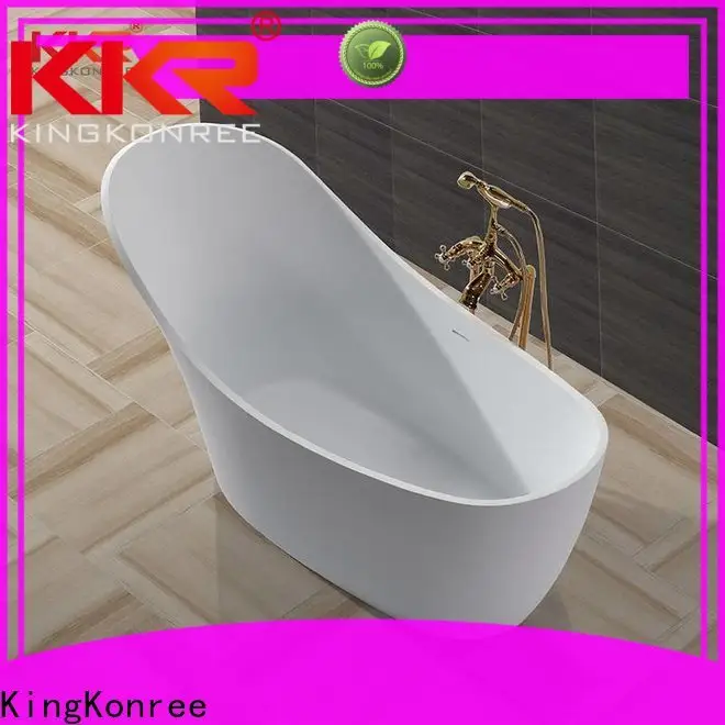 KingKonree modern stand alone tub manufacturer for family decoration 1