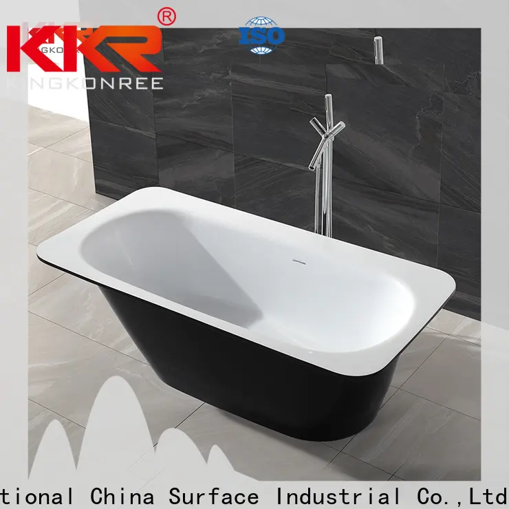 KingKonree hot selling oval stand alone bathtub at discount for shower room 1