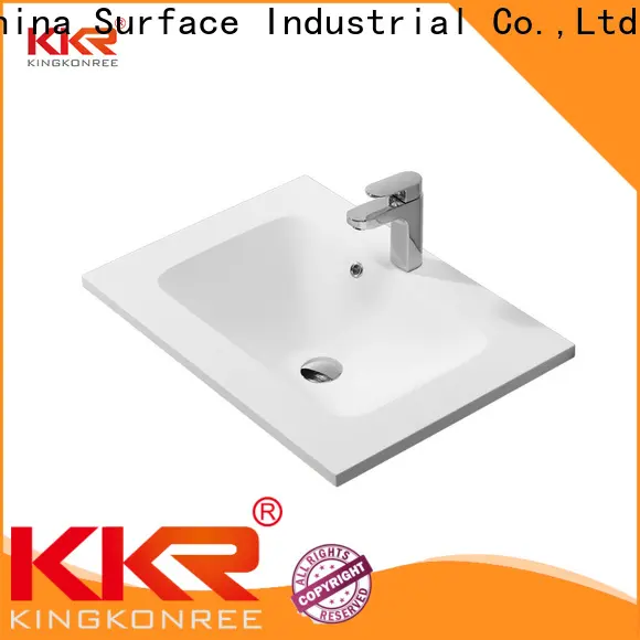 marble small cloakroom basin with cupboard sinks for hotel 1