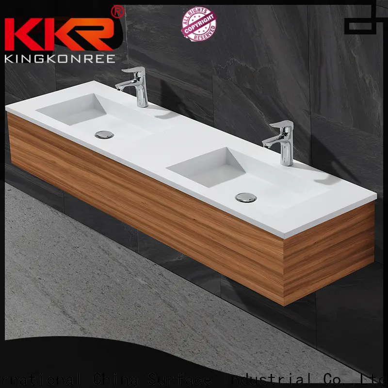 KingKonree smooth double basin cabinet manufacturer for toilet 1