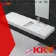 KingKonree double wall hung sink sink for bathroom 1