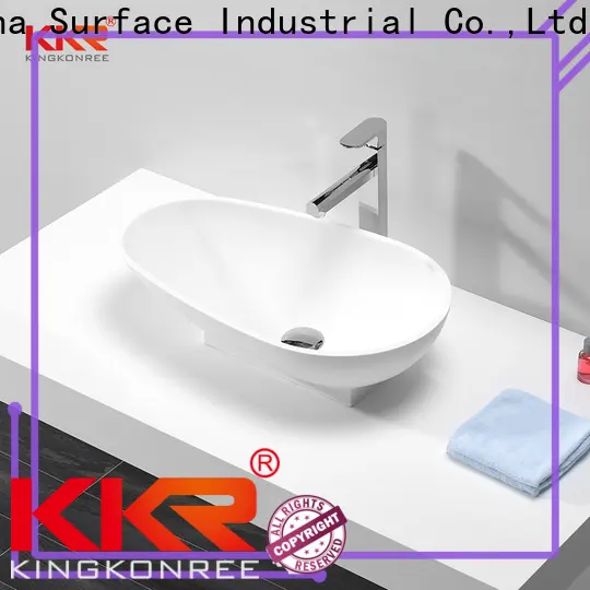 KingKonree thermoforming square above counter basin cheap sample for restaurant 1