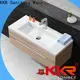 artificial wall hung basin cabinet design for motel 1