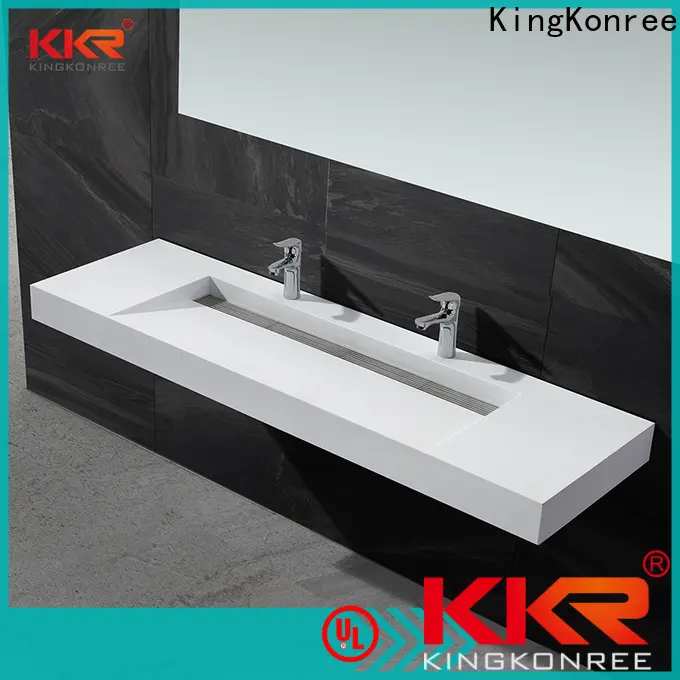 KingKonree highend double wall hung sink customized for bathroom 1