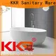 KingKonree black oval stand alone bathtub supplier for bathroom 1