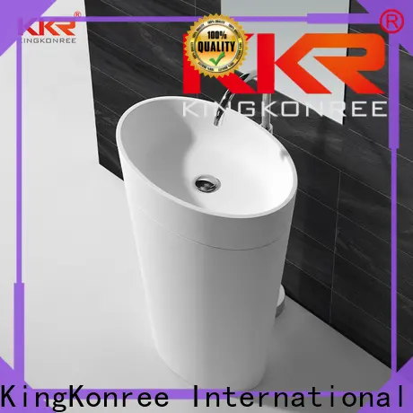 KingKonree thin freestanding vanity basins customized for bathroom 1