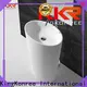 KingKonree thin freestanding vanity basins customized for bathroom 1