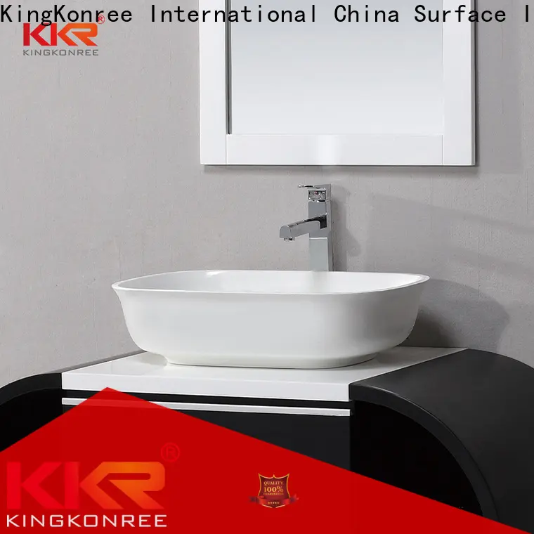 pure square above counter basin supplier for room 1