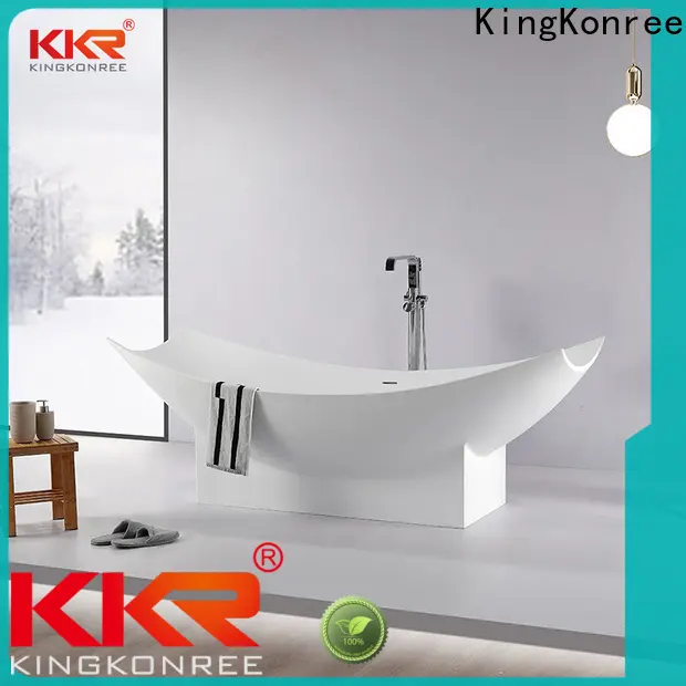 KingKonree resin stone bathtub OEM for shower room 1