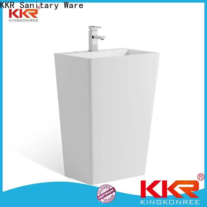 KingKonree rectangle freestanding vanity sink manufacturer for bathroom 1