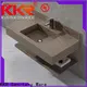 Coffee Brown Chips Color Acrylic Solid Surface Wall Mount Wash Basin KKR-1377 1