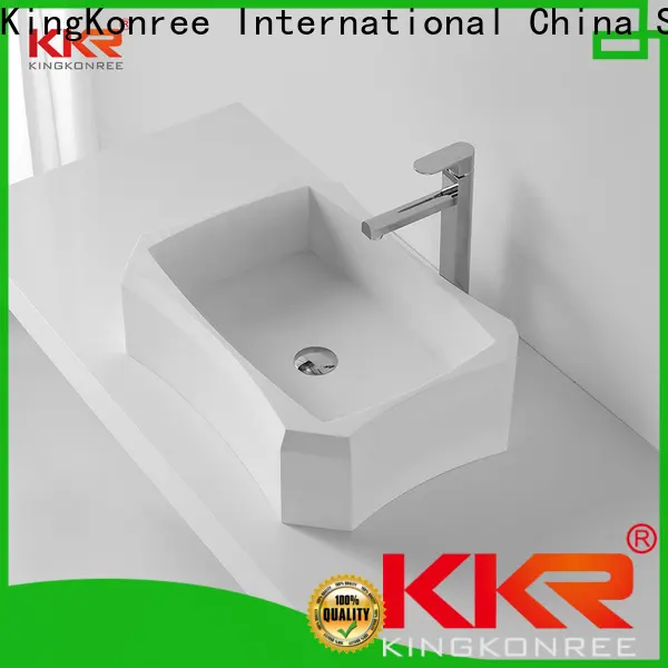 KingKonree excellent counter top basins design for hotel 1