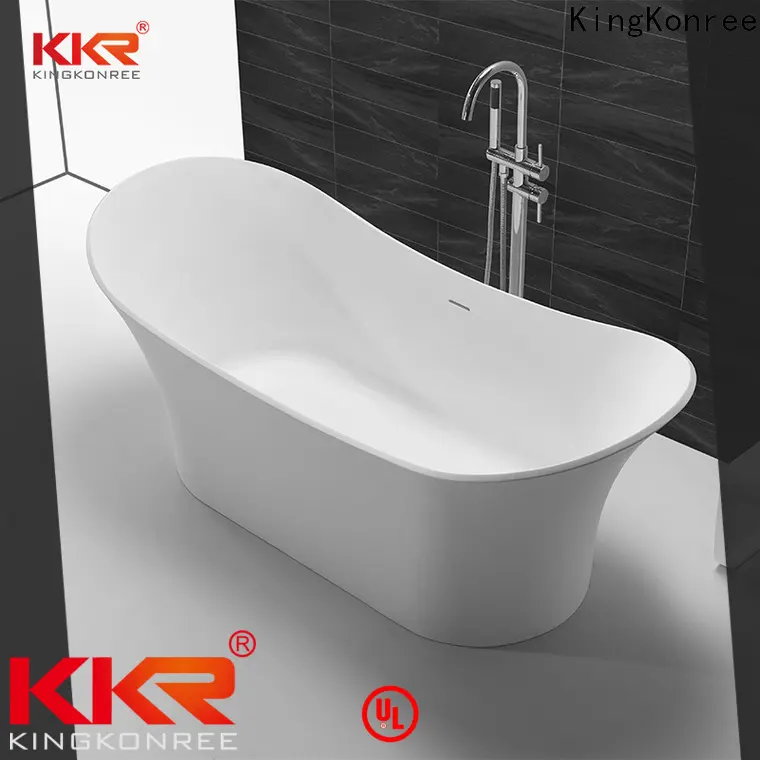 KingKonree stone freestanding bath at discount for hotel 1