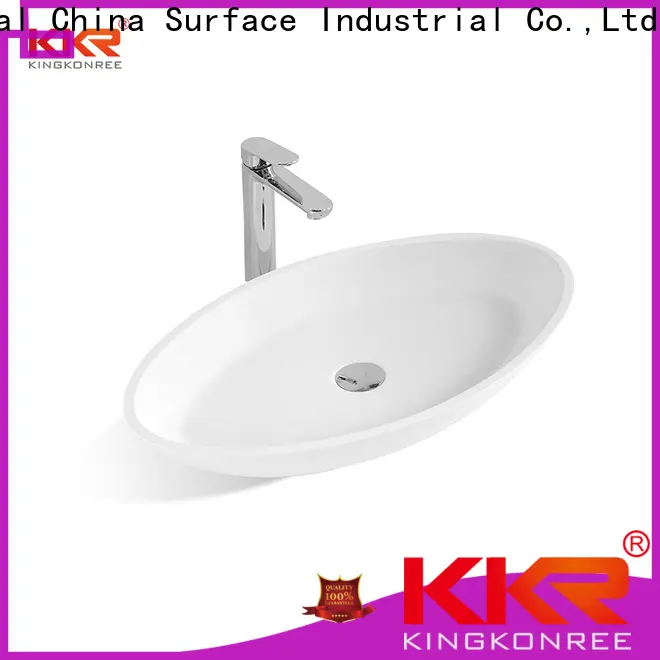 excellent oval above counter basin at discount for hotel 1