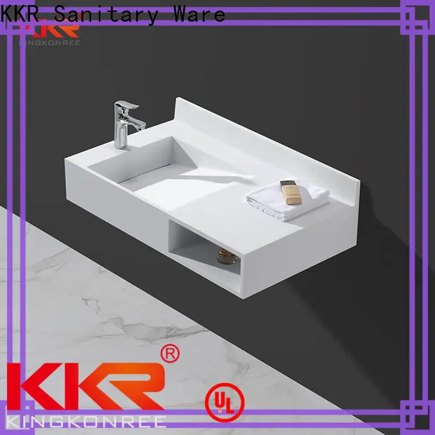 KingKonree highend wall hung lavatory sink supplier for bathroom 1