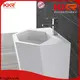 KingKonree white floor standing basin factory price for hotel 1