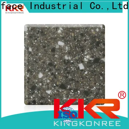 KingKonree plain white solid surface countertops supplier for hotel 1