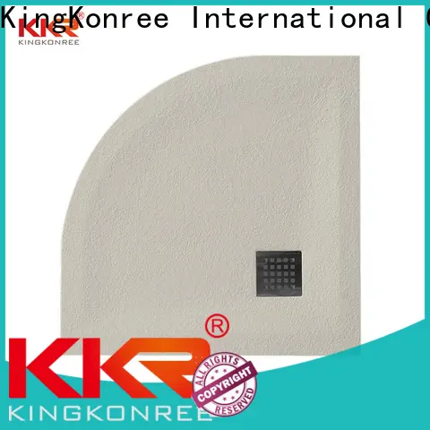 KingKonree polymarble curbless shower pans at -discount for home 1