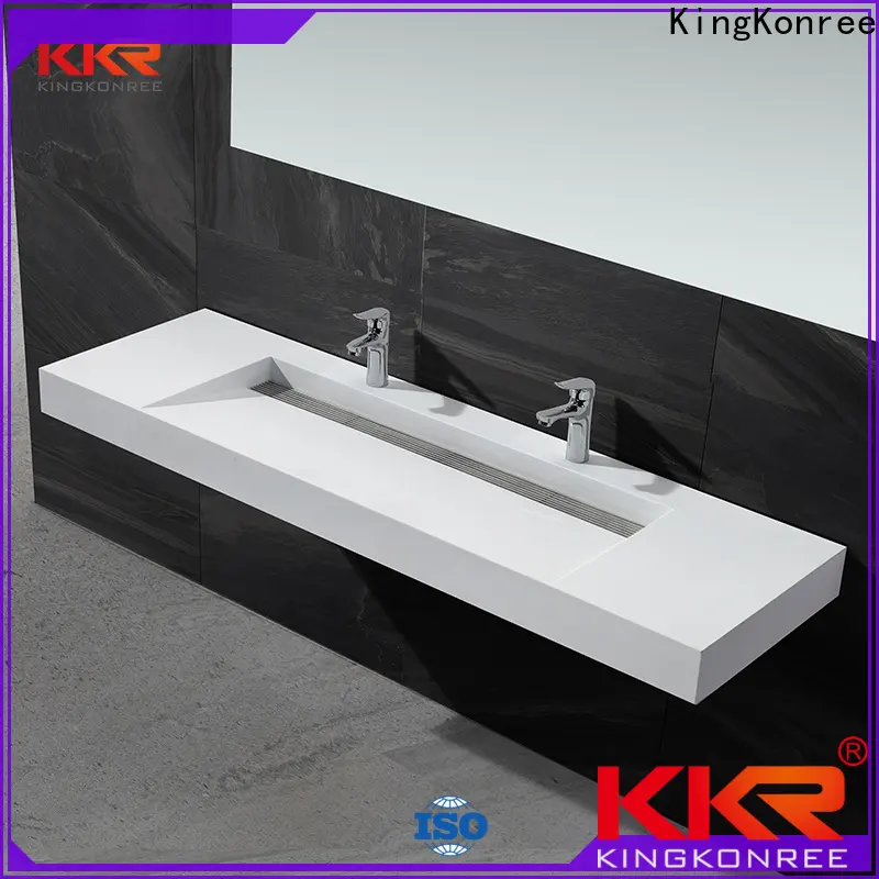 KingKonree wall mounted washbasin supplier for bathroom 1