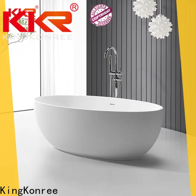 KingKonree small free standing bath tub free design for hotel 1