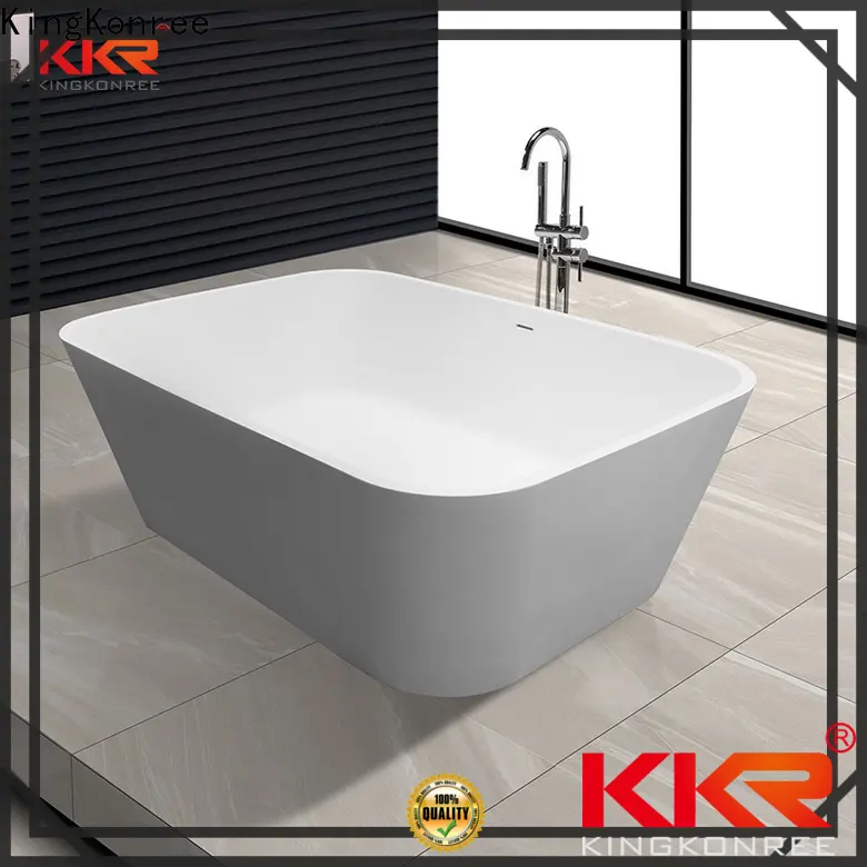 KingKonree hot-sale small freestanding soaking tub OEM for bathroom 1