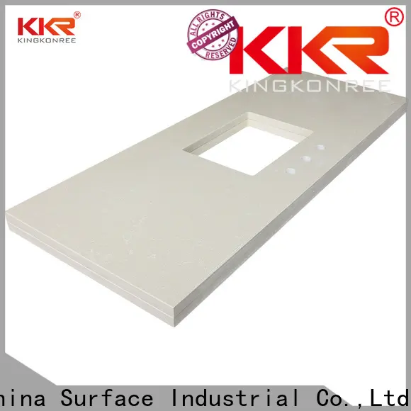KingKonree custom cultured marble vanity tops supplier for motel 1