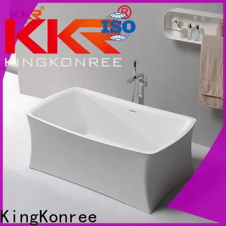 KingKonree kkrb086 white freestanding tub custom for shower room 1