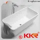 KingKonree overflow square bathtub custom for family decoration 1