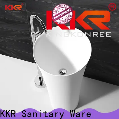 KingKonree floor standing basin unit customized for bathroom 1