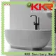KingKonree marble small freestanding soaking tub free design for shower room 1