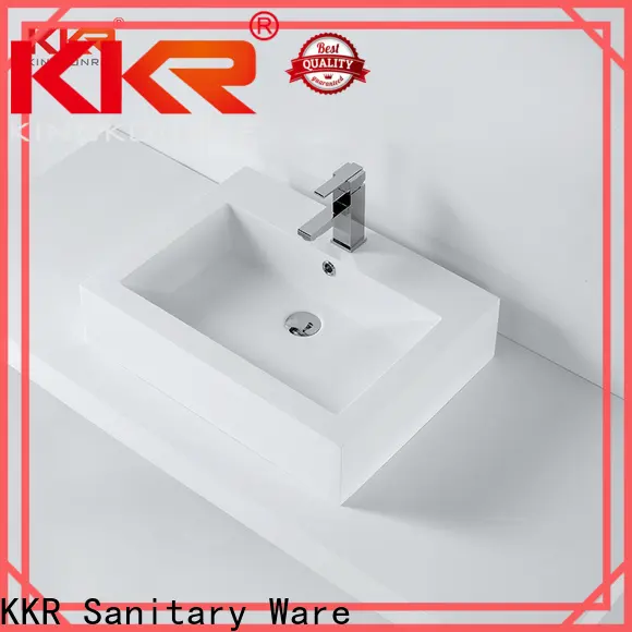 KingKonree durable above counter bathroom sink bowls design for hotel 1