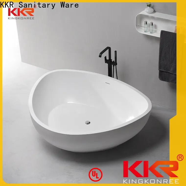 KingKonree round freestanding bathtub custom for shower room 1