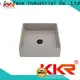 KingKonree above counter square bathroom sink design for hotel 1