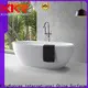 KingKonree freestanding acrylic soaking tubs at discount for bathroom 1