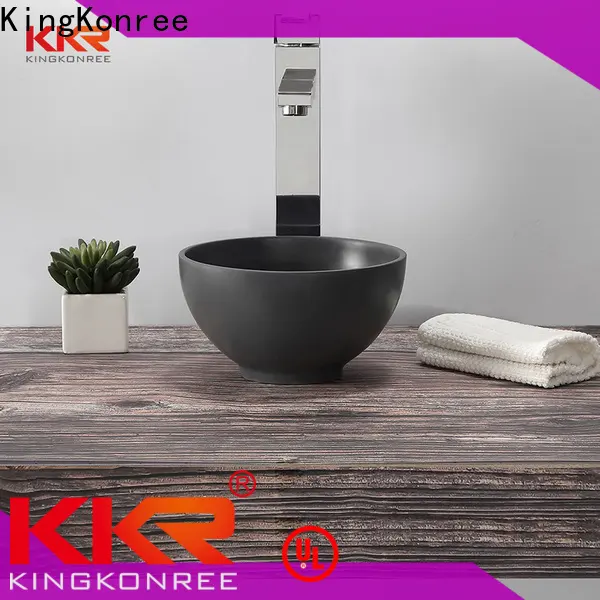 KingKonree black bathroom sinks above counter basins customized for restaurant 1