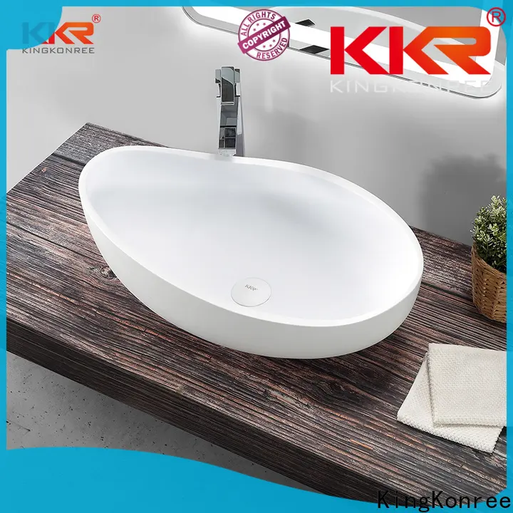 KingKonree excellent bathroom sinks above counter basins design for hotel 1