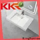 KingKonree stone wall hung toilet and basin set supplier for bathroom 1