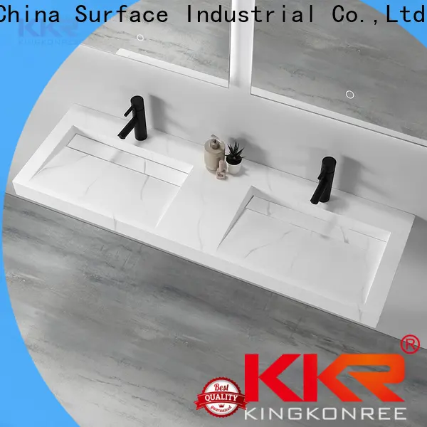 KingKonree round wall mount sink sink for hotel 1