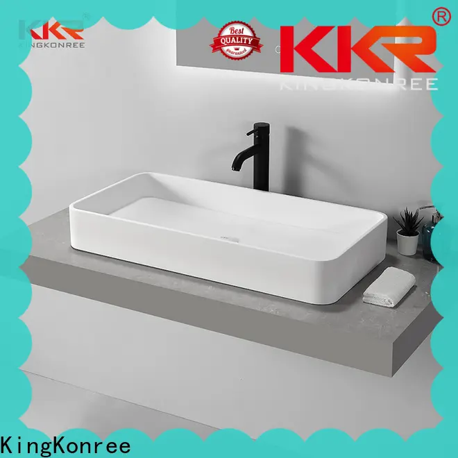 KingKonree above counter vessel bathroom sinks at discount for restaurant1 1
