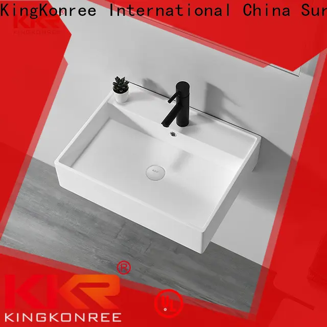 KingKonree modern wall sink sink for toilet 1