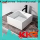 KingKonree above counter square bathroom sink at discount for restaurant1 1